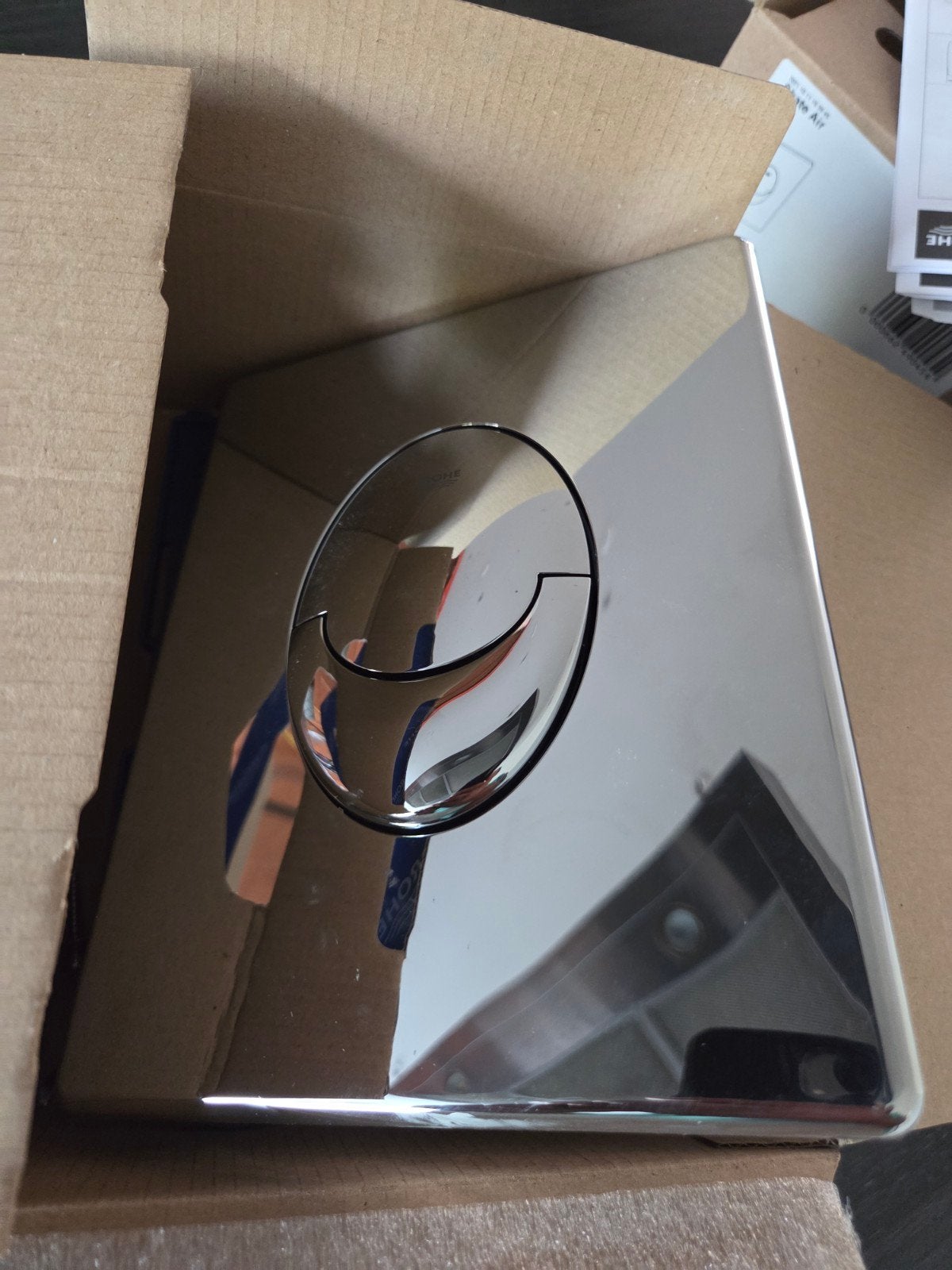 Grohe Skate Air bedieningsplaat voor toilet, Ophalen of Verzenden, Nieuw, Chroom, Toilet