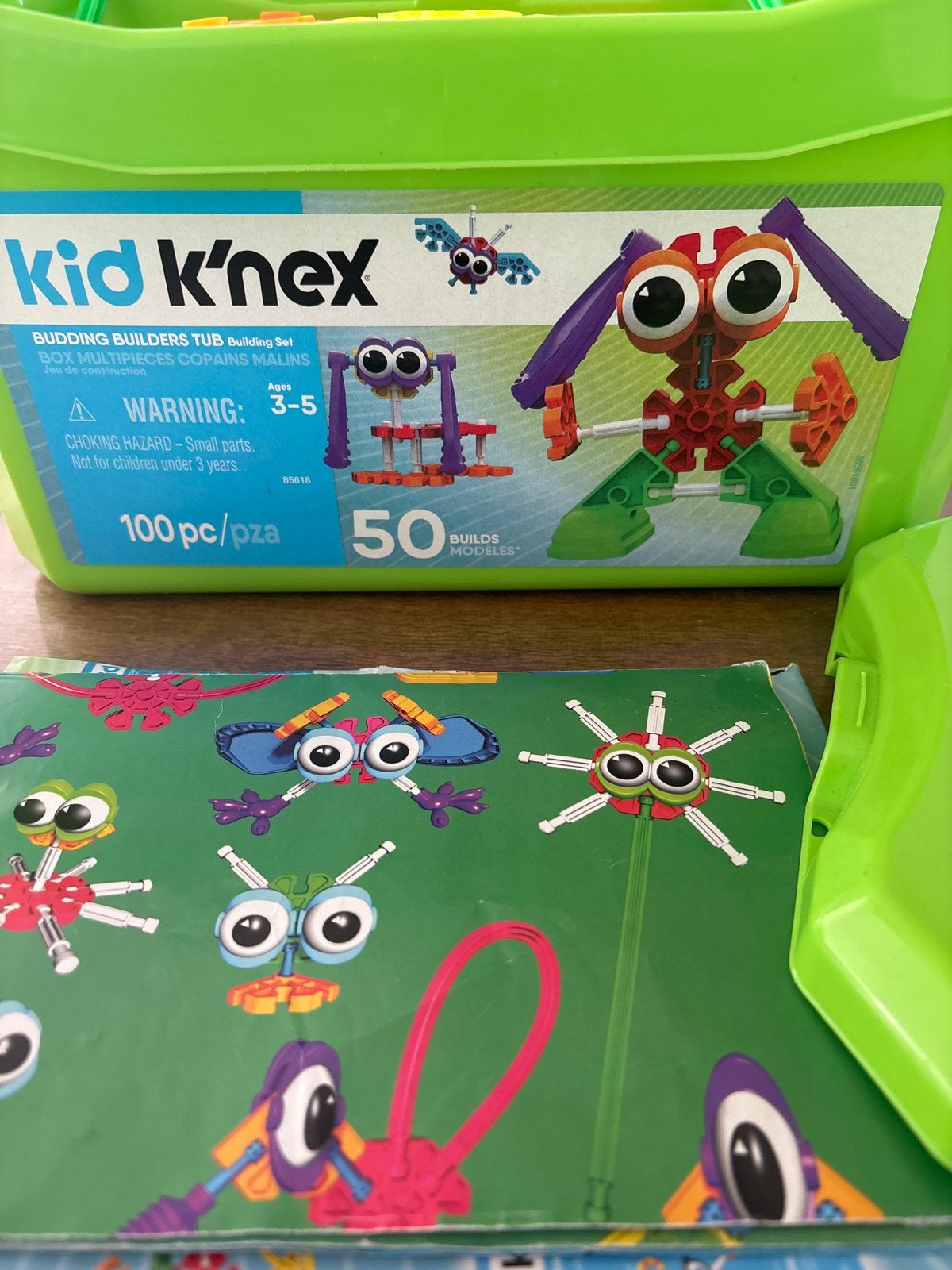 Kid K'nex Bouwset - 100 onderdelen - Zo goed als nieuw, Kinderen en Baby's, Ophalen, Zo goed als nieuw, K'nex