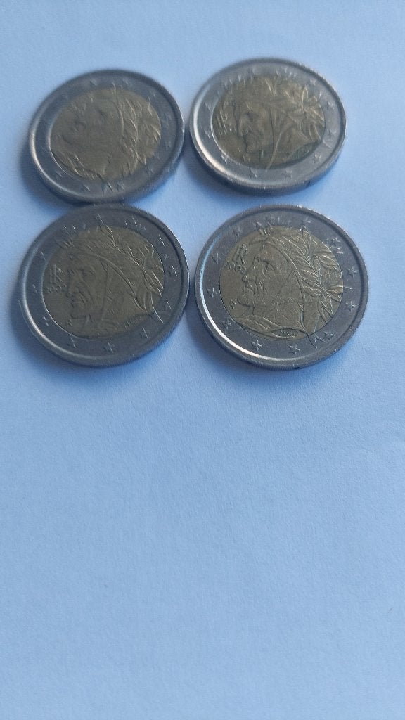 4 x2 euro italie, Ophalen of Verzenden, Italië, 2 euro