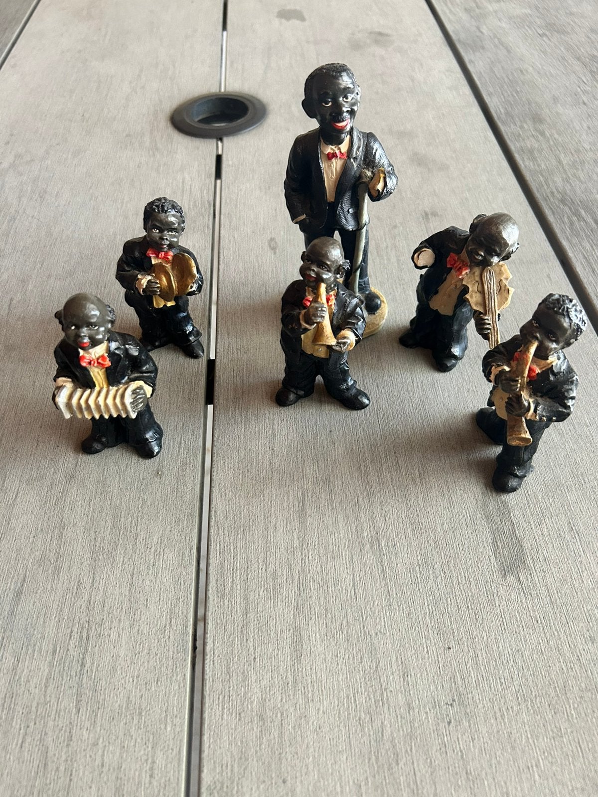 Jazz band beeldjes, Verzamelen, Ophalen, Gebruikt