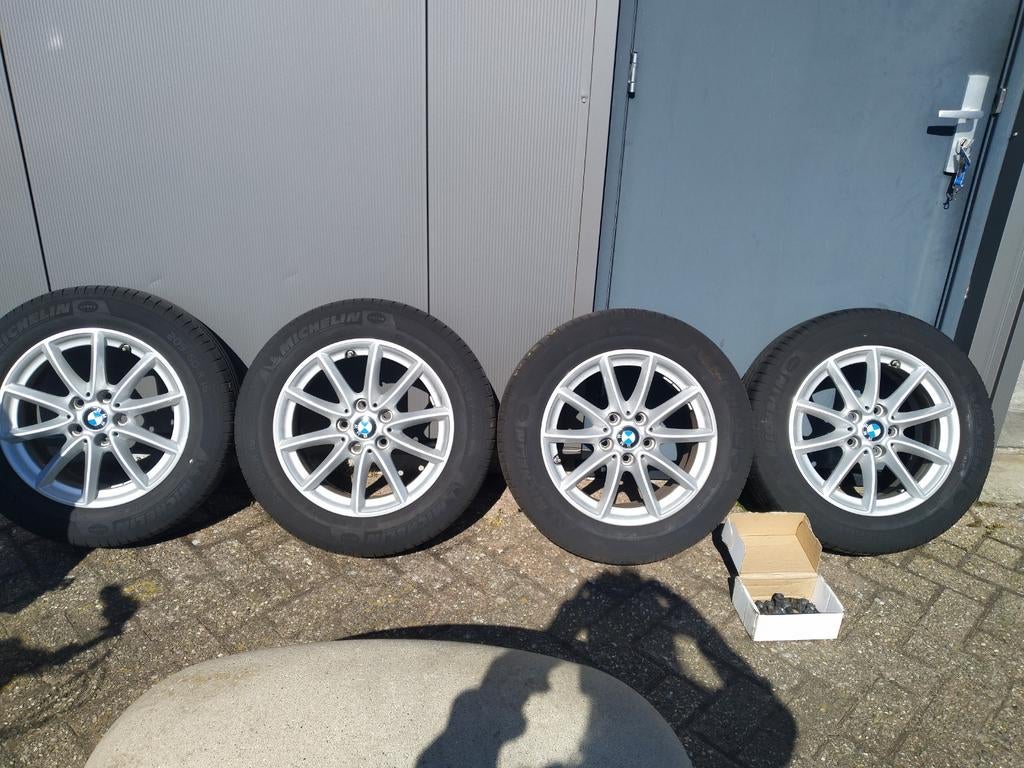 Alu velgen BMW 7 x 16 H2 met banden., Ophalen, Gebruikt