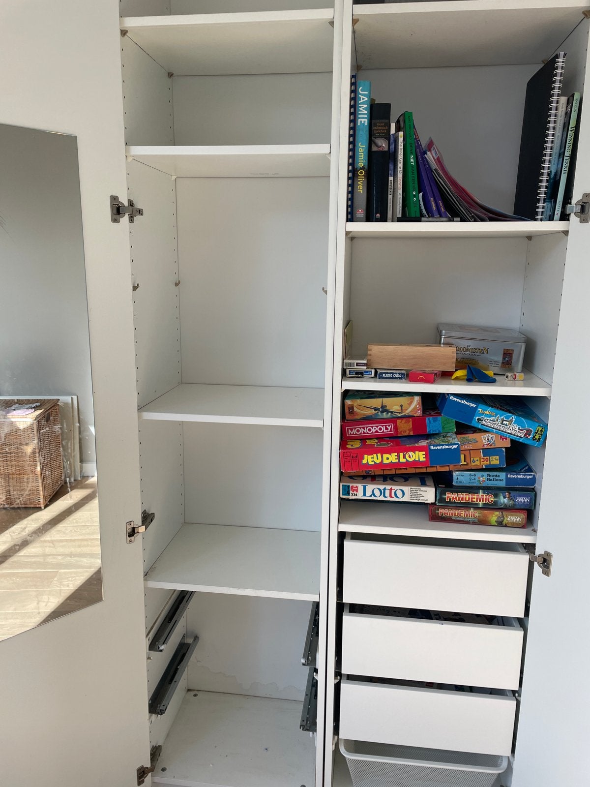 IKEA PAX kastinrichting 50x35cm lades &planken (zonder kast), Ophalen, Overige materialen, Minder dan 50 cm, Gebruikt