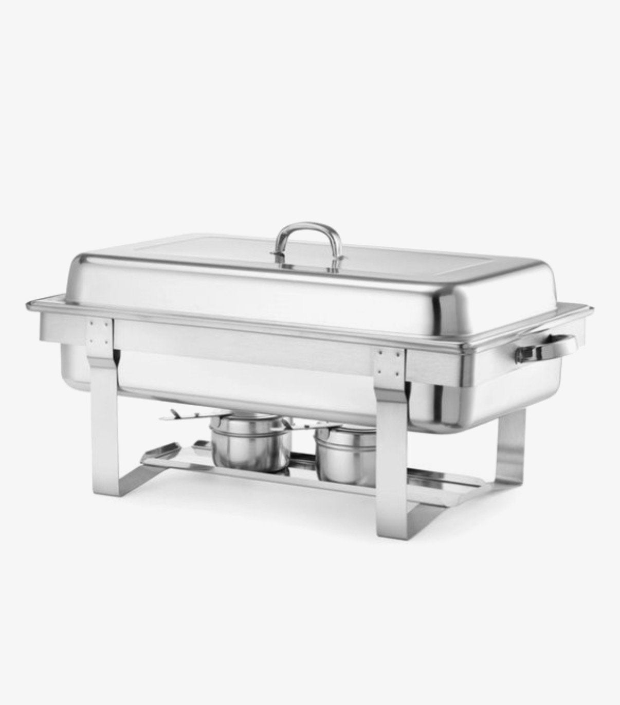 Verhuur warmhoudbakken / chafing dish, Ophalen