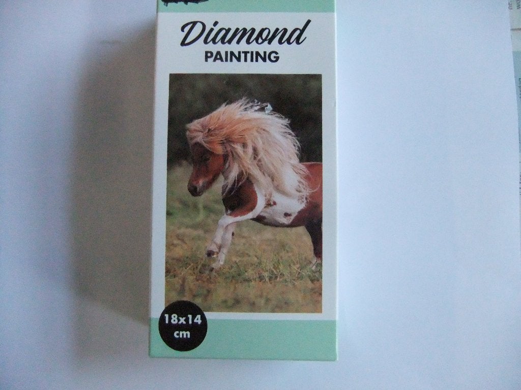 Diamond Painting Paard 18x14 cm, Verzenden, Nieuw, Dieren, Diamond painting