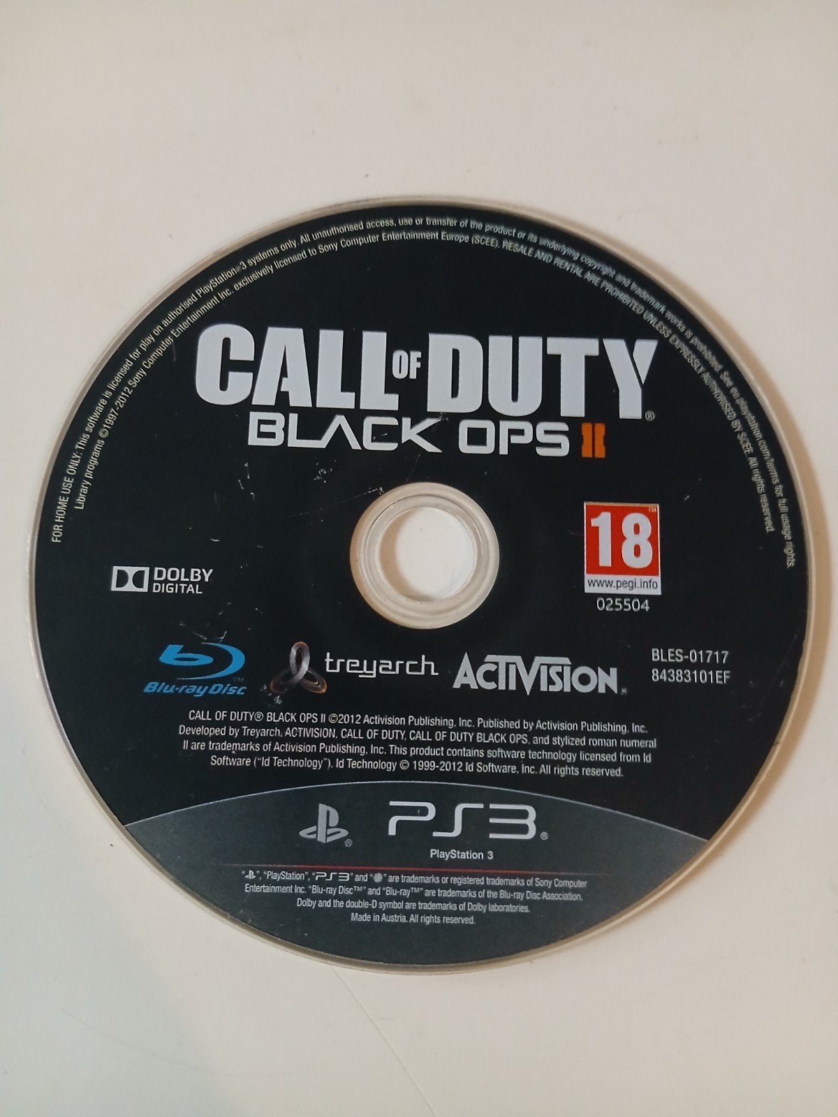 Call of Duty Black Ops 2 - Dics Only Playstation 3 Game, Spelcomputers en Games, Games | Sony PlayStation 3, Vanaf 18 jaar, Shooter