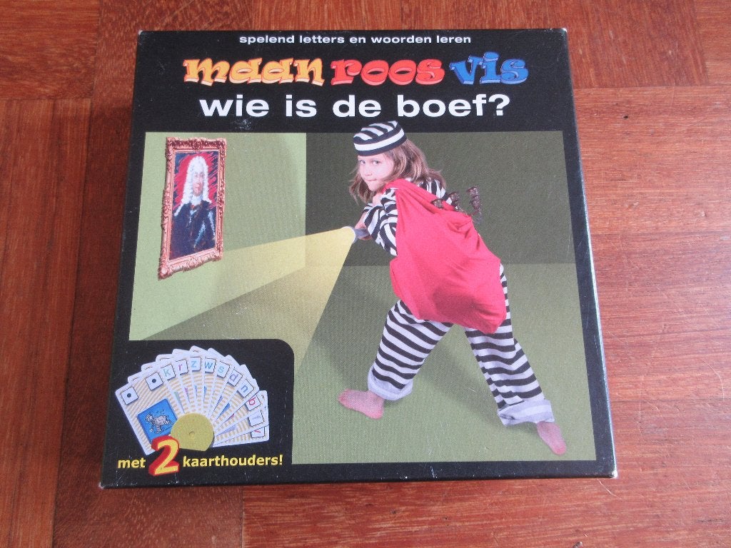 Maan Roos Vis : Wie is de boef?, Ophalen of Verzenden, Gebruikt