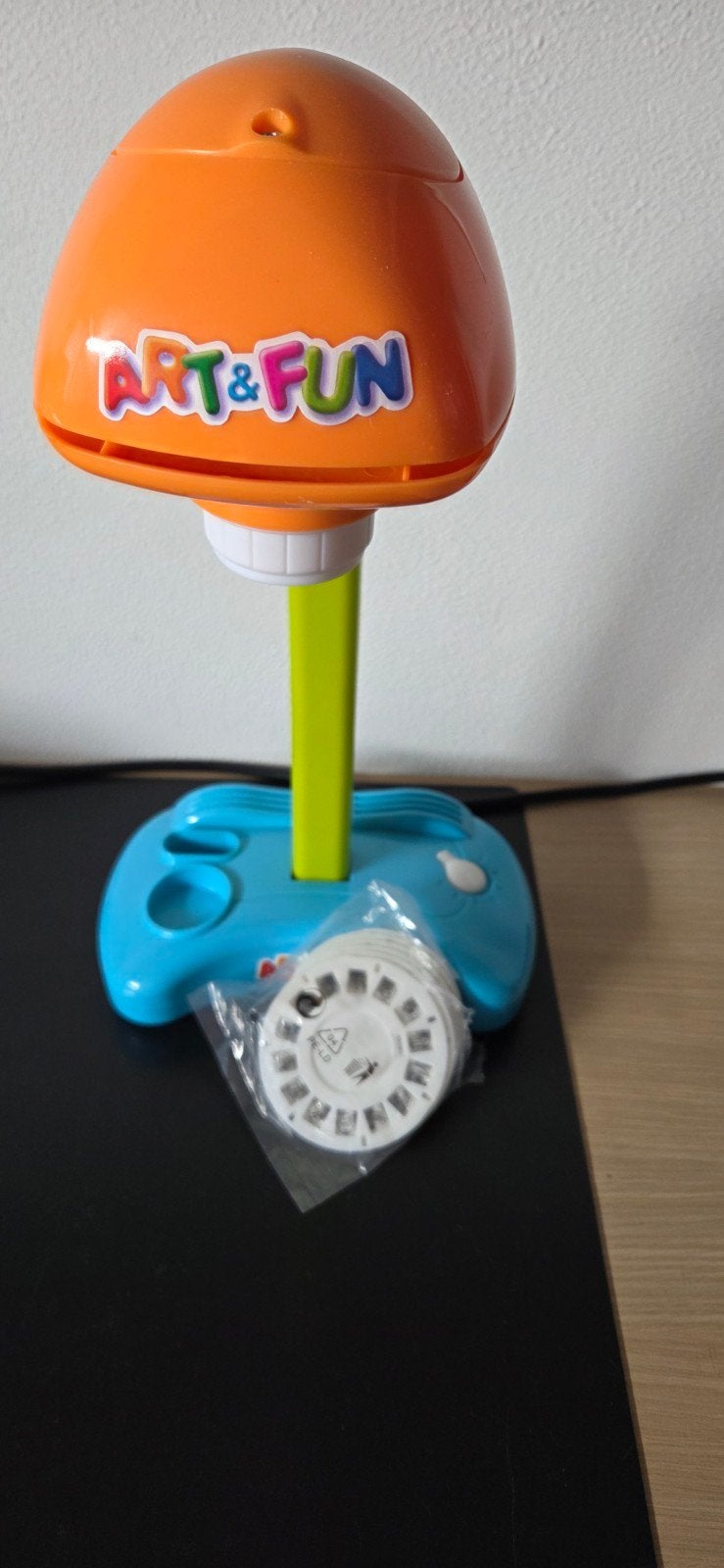 Art & Fun Tekenprojector met schijfjes, Ophalen of Verzenden, Gebruikt, Knutselen, Met licht