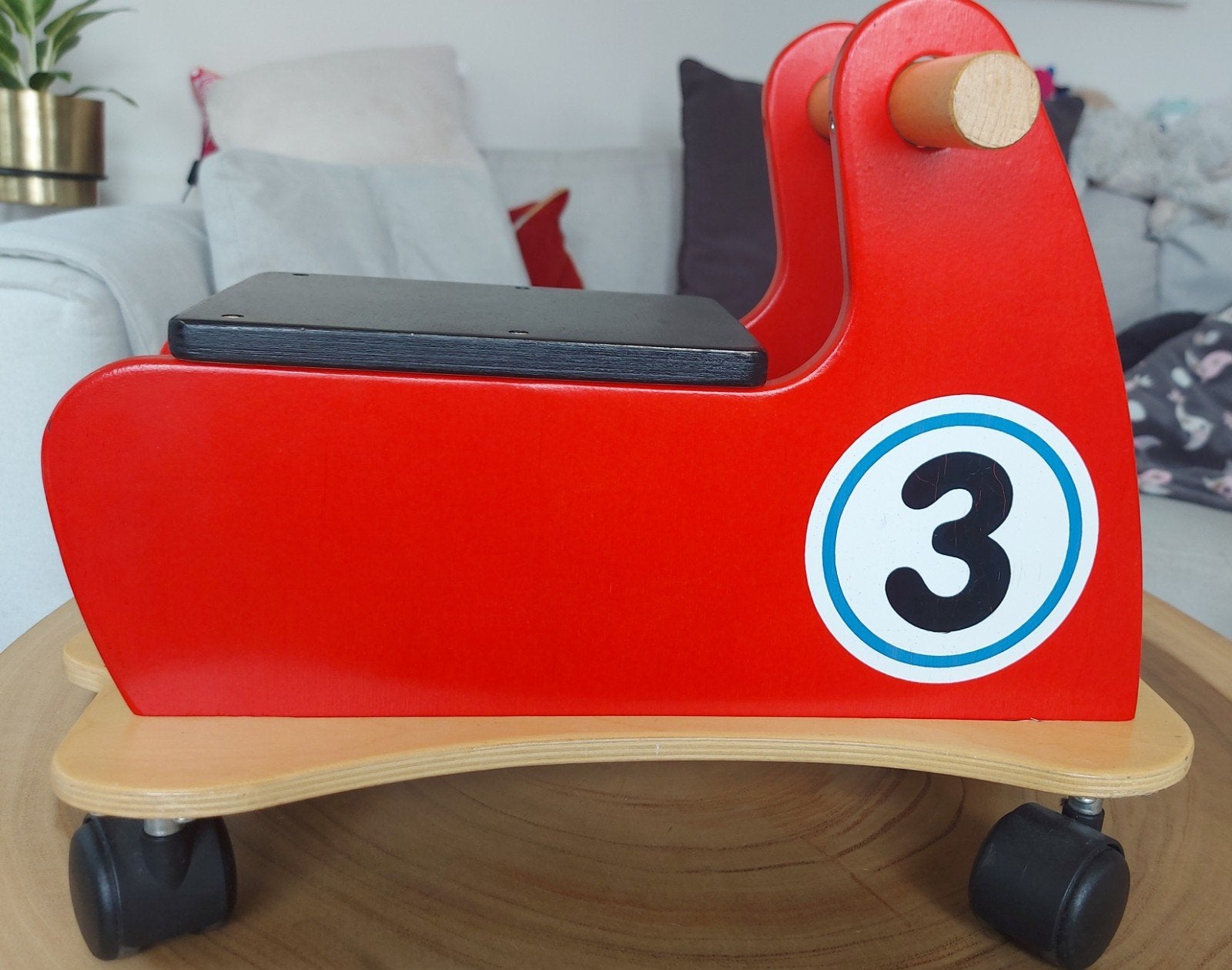 Zoomster houten loopfietsje van Van Dijk, Ophalen of Verzenden, Gebruikt