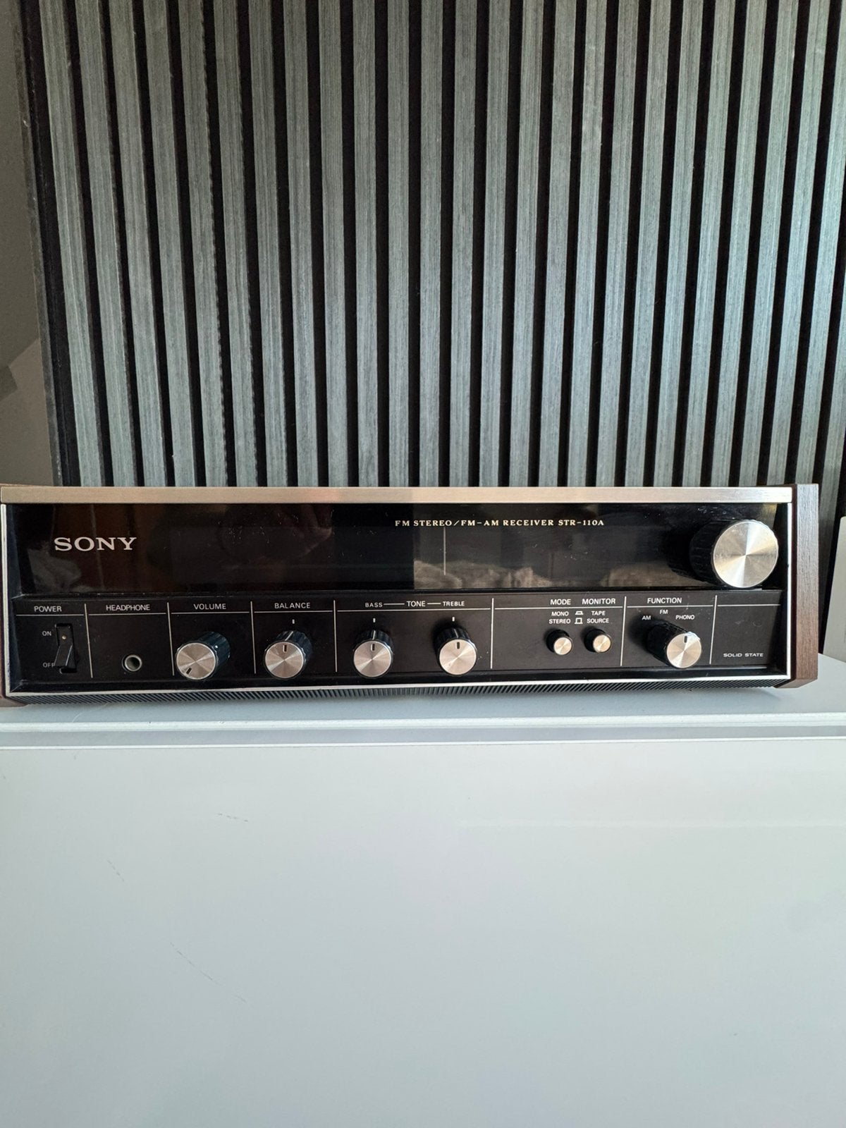 Sony STR-110A Vintage FM Stereo/FM-AM Receiver, Ophalen of Verzenden, Zo goed als nieuw, Sony, Minder dan 60 watt