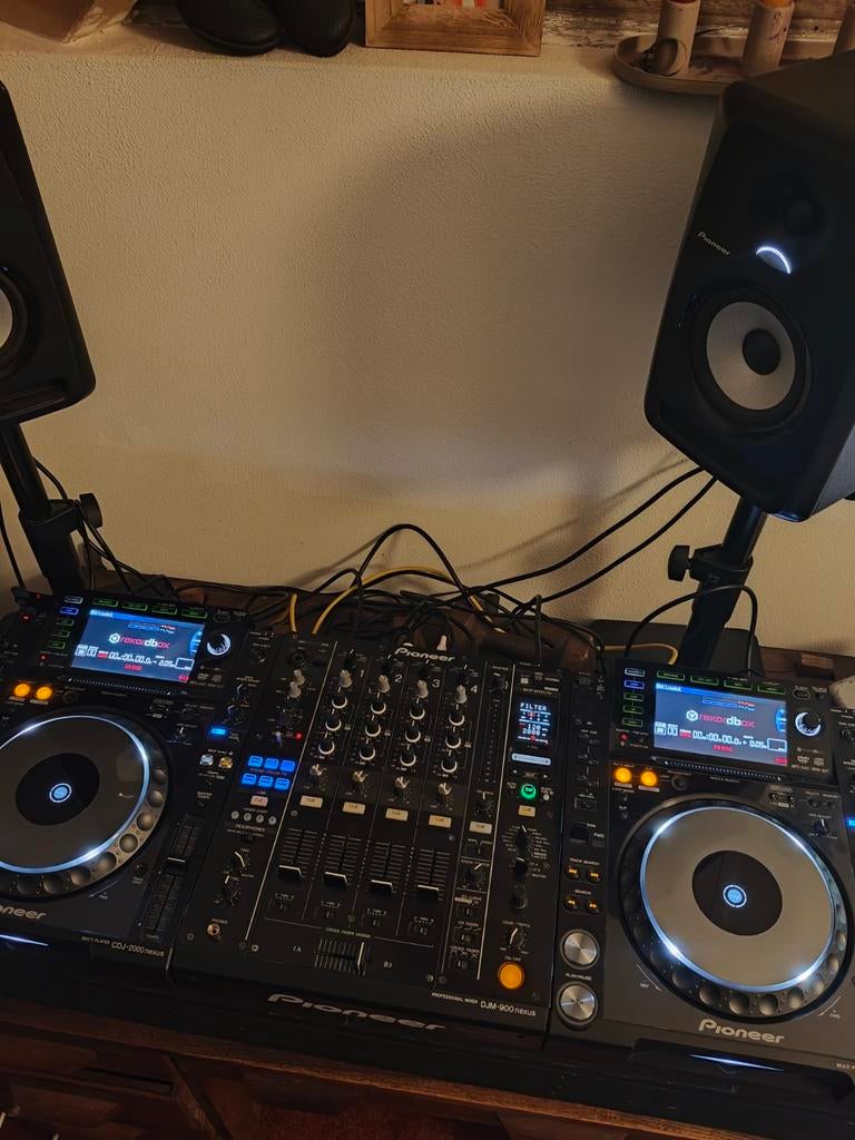 Pioneer cdj2000 nexus + djm900 nexus | inclusief flightcase, Ophalen, Gebruikt, Pioneer