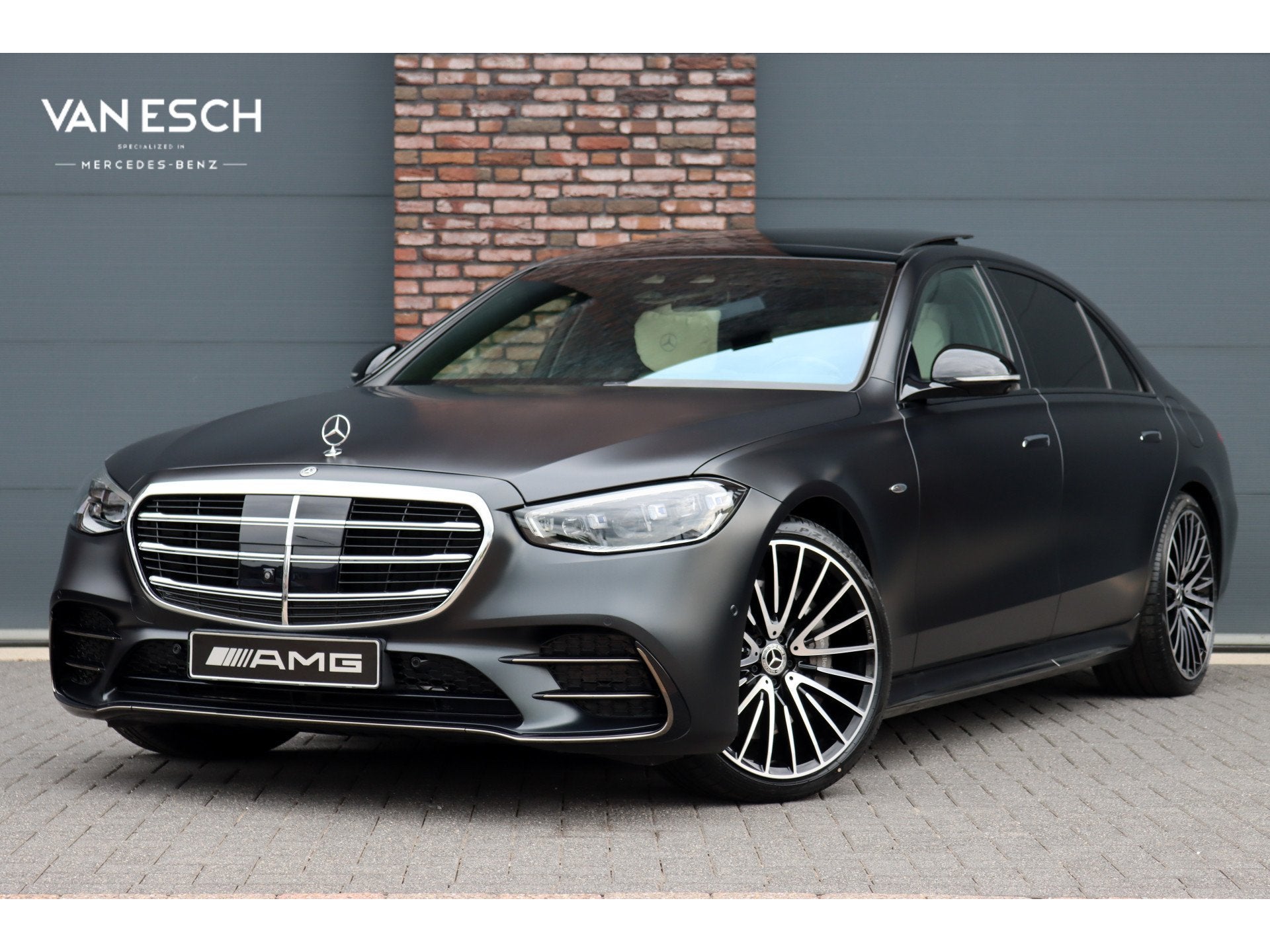 Mercedes-Benz S-Klasse 580 e 4MATIC Lang AMG Line | Manufakt, Gebruikt, Automatische klimaatregeling, 510 pk, Zwart