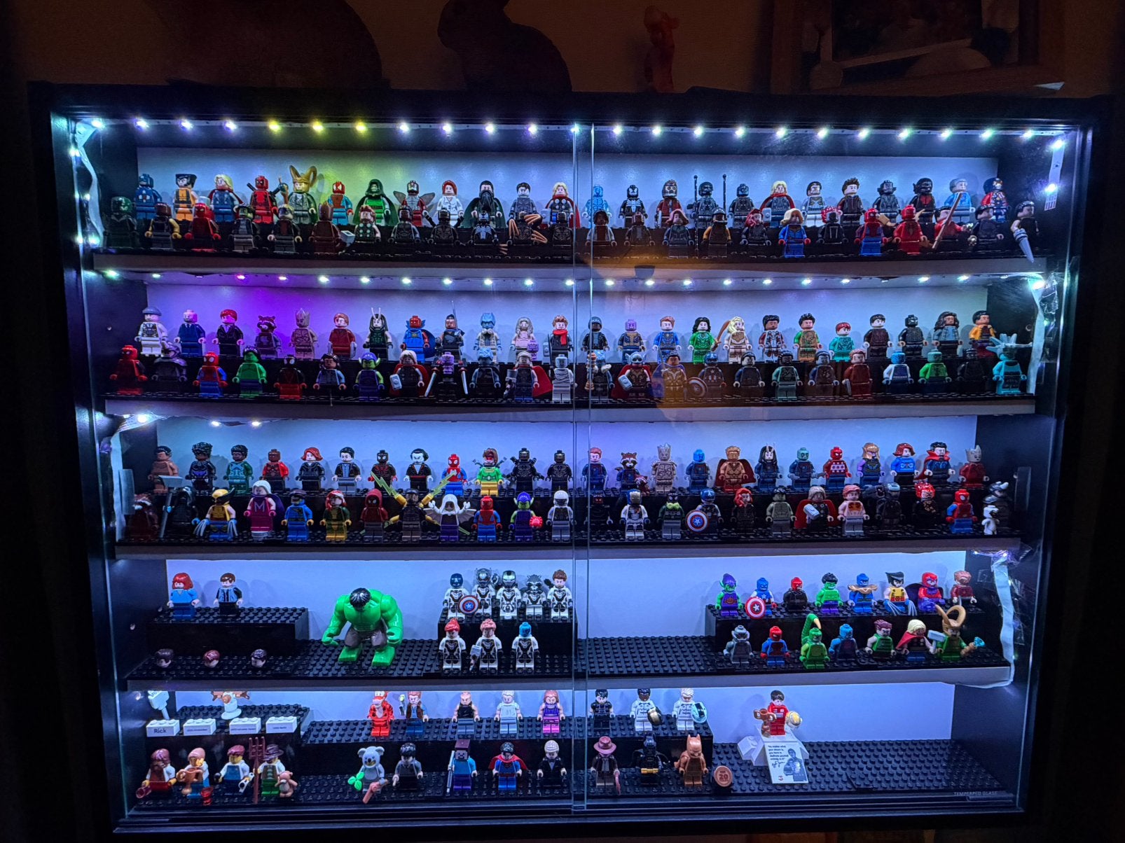Lego Minifiguren kast (ZONDER FIGUREN), Ophalen, Met deur(en), 50 tot 100 cm, Minder dan 25 cm