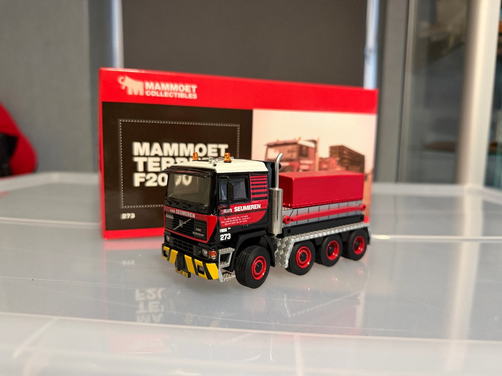 IMC Van Seumeren Terberg F1850 8x4 Model Truck, Ophalen of Verzenden, Zo goed als nieuw, Overige merken