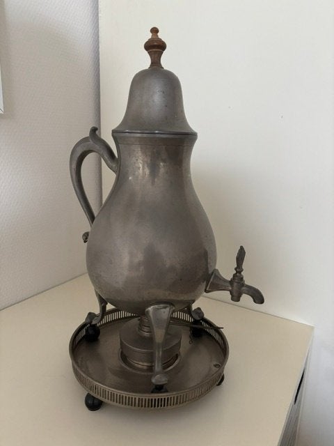 Tinnen kraantjespot, Ophalen of Verzenden