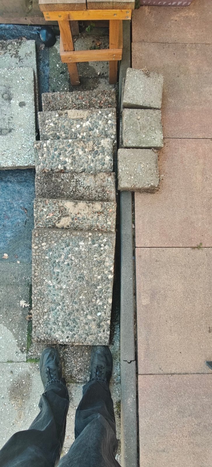 Diverse tuintegels: 30x30cm, 20x20cm, 60x40cm, Tuin en Terras, Tegels en Klinkers, Gebruikt, Ophalen of Verzenden, Minder dan 5 m²