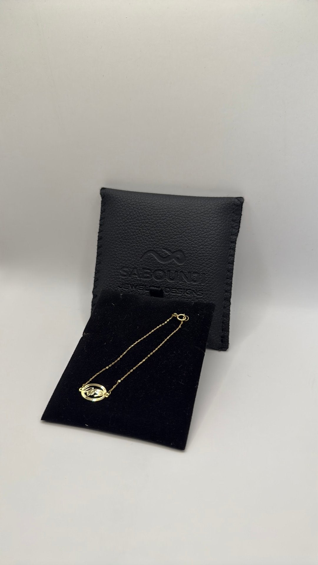 18K gouden maria armband, Verzenden, Nieuw, Met bedels of kralen, Goud