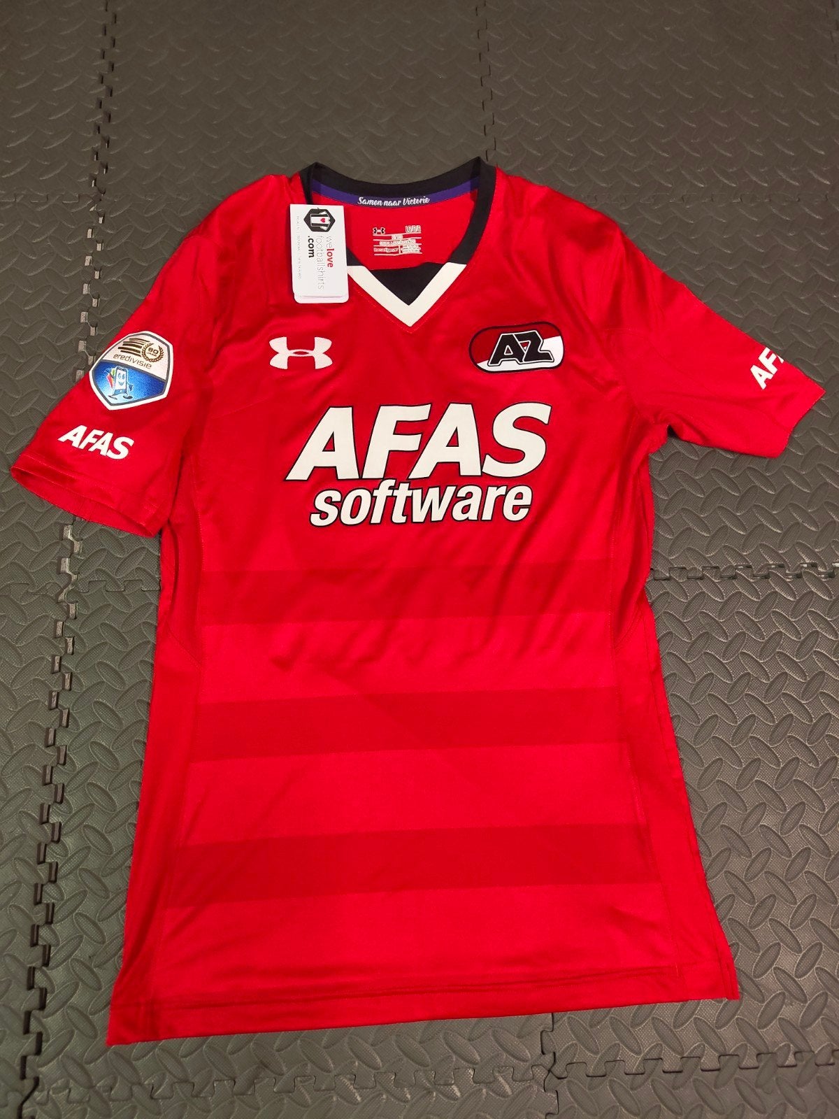 Match issued shirt - AZ / Jop Van Der Linden, Ophalen of Verzenden, Zo goed als nieuw, AZ, Shirt