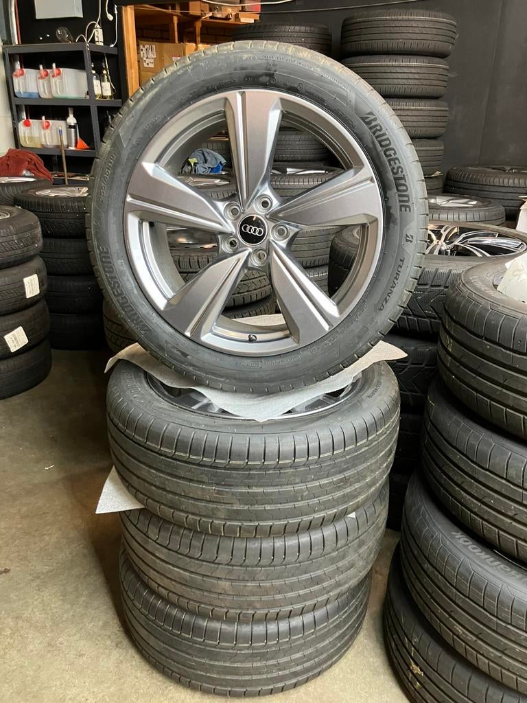19 inch originele Audi Q3 velgen met zomerbanden NIEUW, 19 inch, Audi, 255 mm, Banden en Velgen