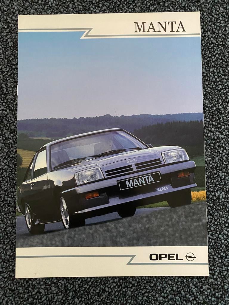 Opel Manta autofolder (oktober 1987), Boeken, Auto's | Folders en Tijdschriften, Zo goed als nieuw, Opel, Ophalen of Verzenden