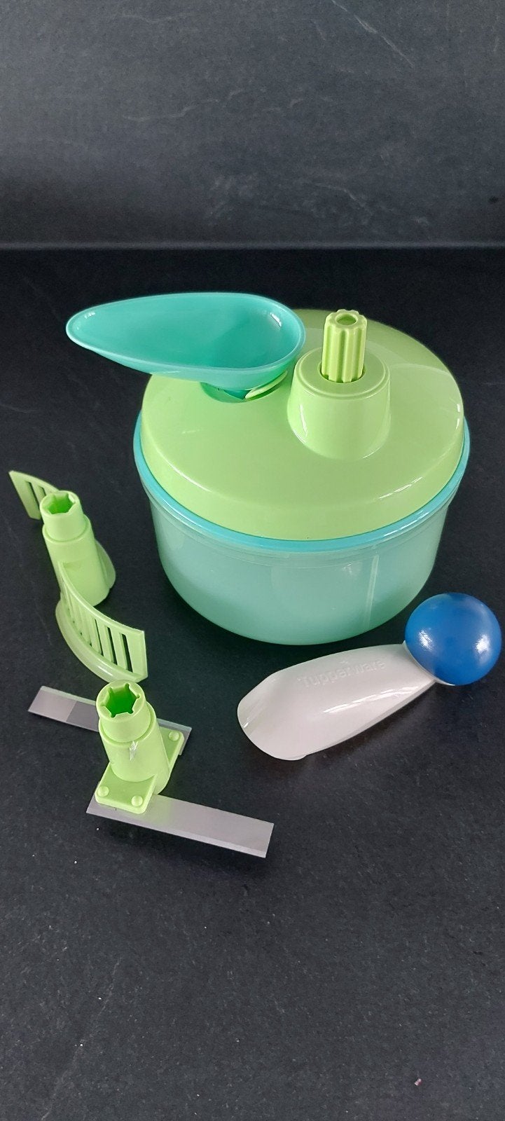 MOET WEG Tupperware Quickchef compleet - Hakmolen en mixer, Overige typen, Ophalen of Verzenden, Zo goed als nieuw, Vaatwasserbestendig