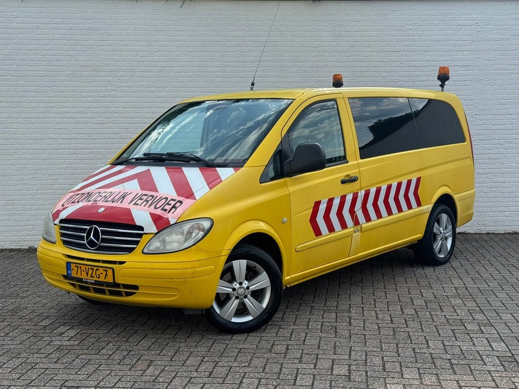 Mercedes-Benz Vito 111 CDI 320 Lang DC luxe Amigo Marge Airc, Auto's, Automaat, Gebruikt, Zwart, 4 cilinders