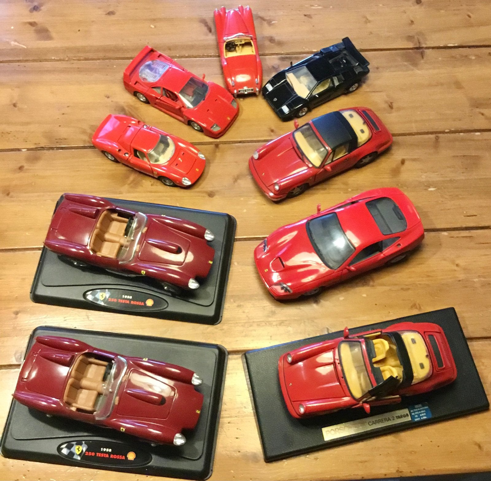 DIVERSE PORSCHE EN FERRARI MODELAUTO’S, Ophalen of Verzenden, Gebruikt, Auto