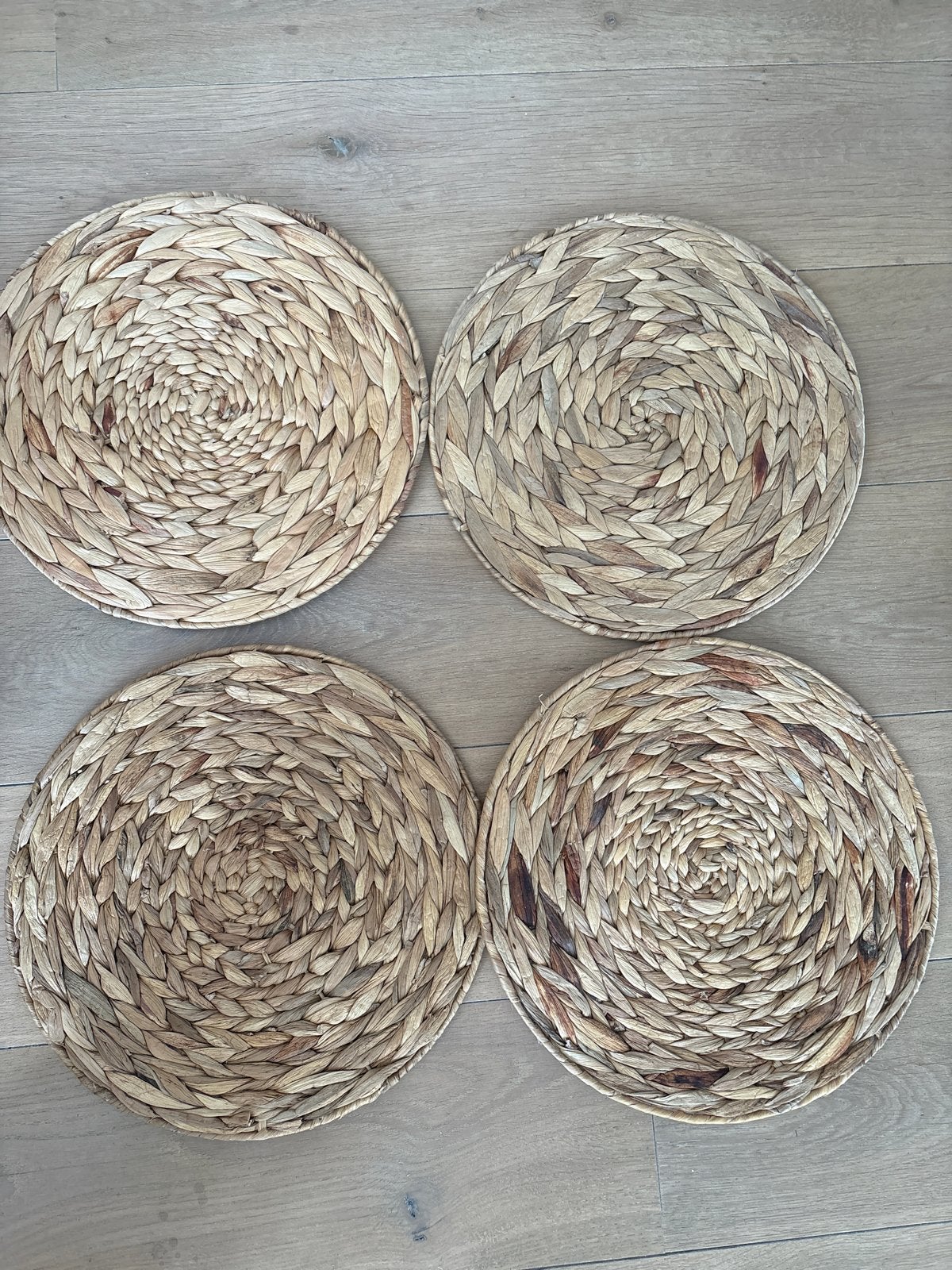 4 IKEA placemats, nooit gebruikt, Beige, Ophalen of Verzenden, Natuurlijk materiaal, Landelijk