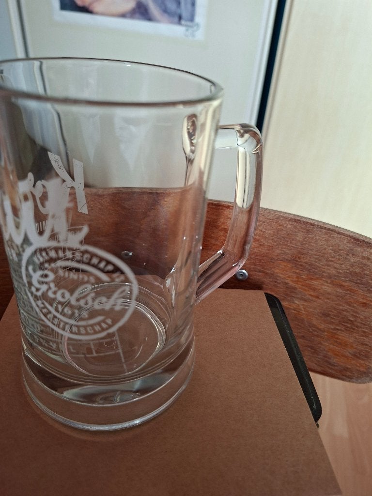 glazen bierpul Kornuit, Ophalen of Verzenden, Zo goed als nieuw, Pul(len), Overige merken