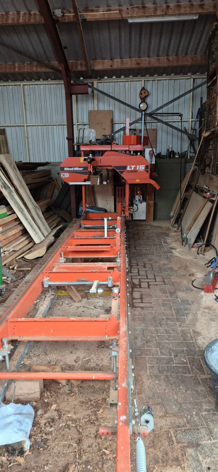Wood-Mizer LT15 Classic Zaagmachine - Zeer Compleet, Ophalen, Gebruikt, Wood-Mizer, 70 mm of meer