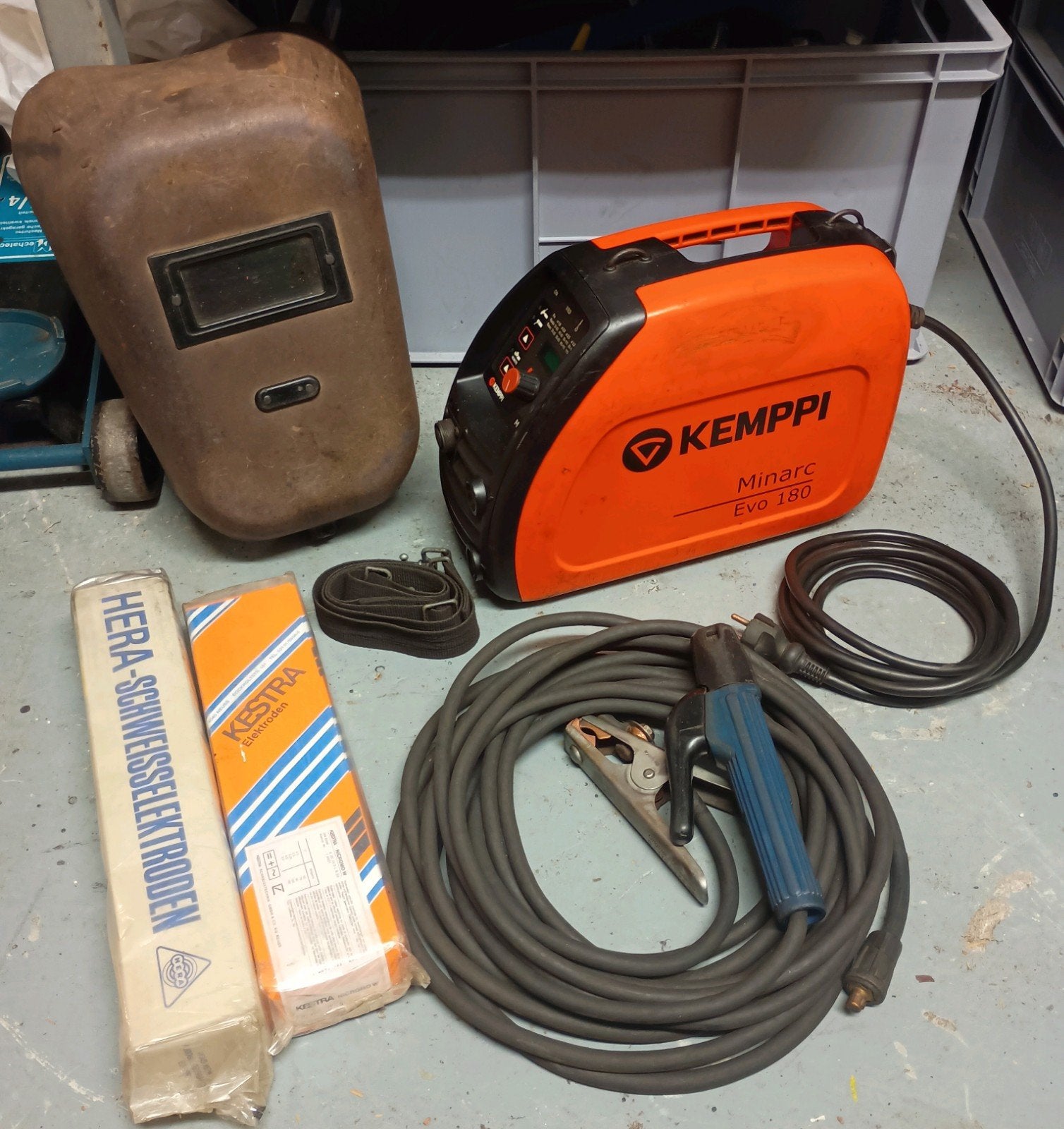 Kemppi Minarc Evo 180 Compleet Lasapparaat, Doe-het-zelf en Verbouw, Gereedschap | Lasapparaten, Ophalen of Verzenden, 150 tot 250 ampère