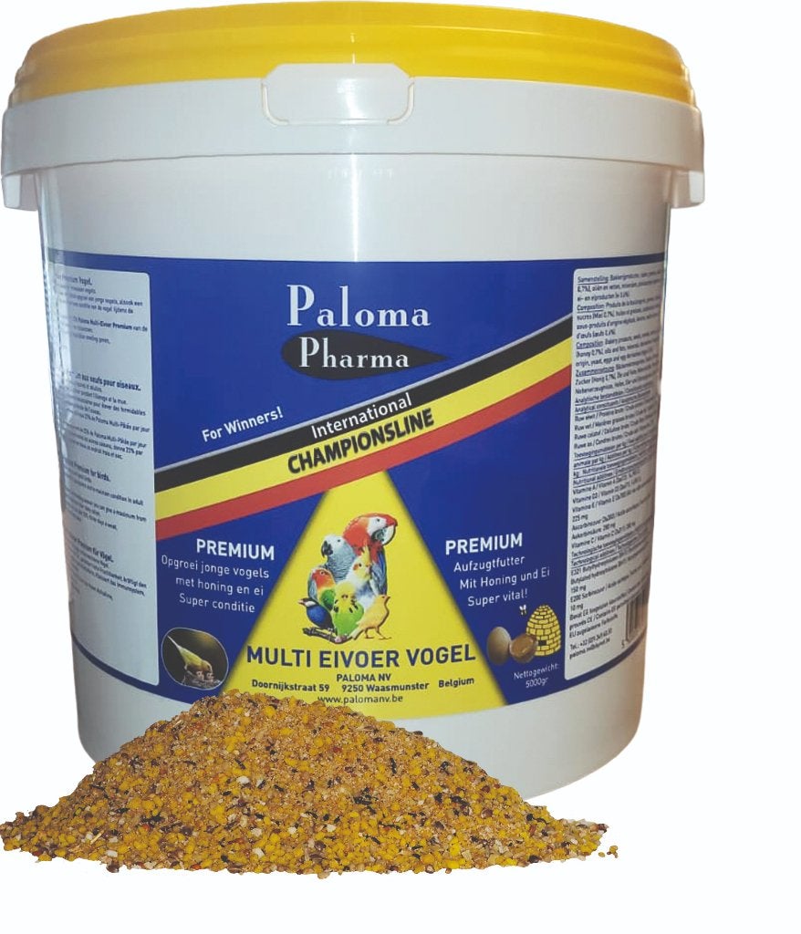 E507 - Paloma Eivoer Vogels emmer 5KG, Ophalen, Vogel