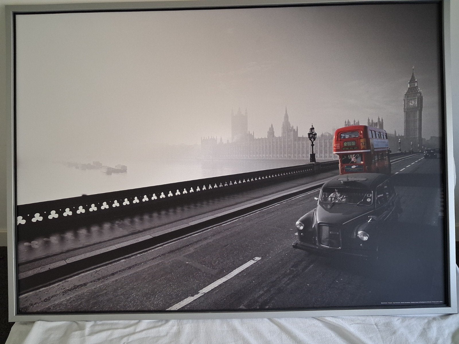 Ikea grote poster in lijst, Ophalen, Met lijst, Deurposter of groter, Rechthoekig Liggend