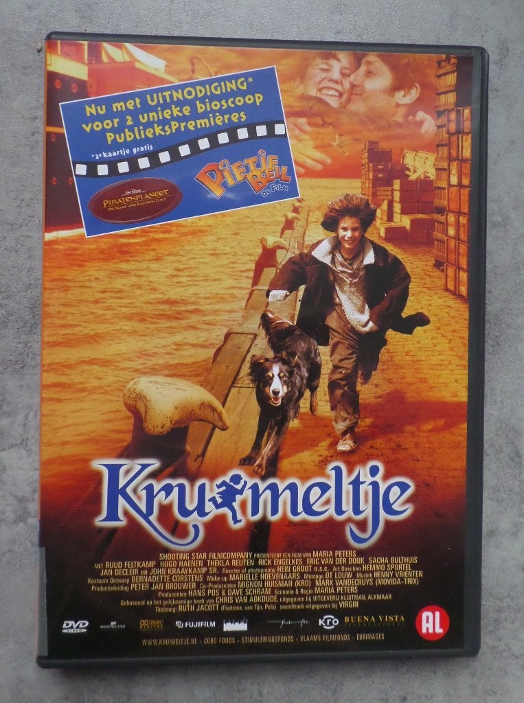 DVD Kruimeltje, Avontuur, Alle leeftijden, Ophalen of Verzenden, Zo goed als nieuw