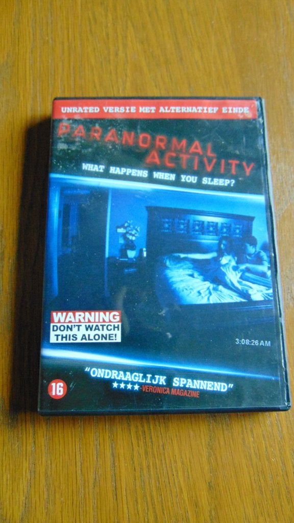 Paranormal activity dvd, Cd's en Dvd's, Dvd's | Horror, Alle leeftijden, Ophalen of Verzenden, Gebruikt, Overige genres