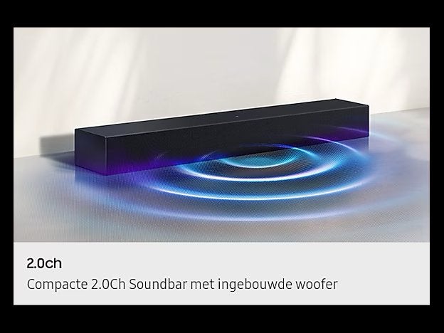 Samsung HW-B400F soundbar zwart, ongebruikt in doos, Ophalen of Verzenden, Bluetooth, Nieuw