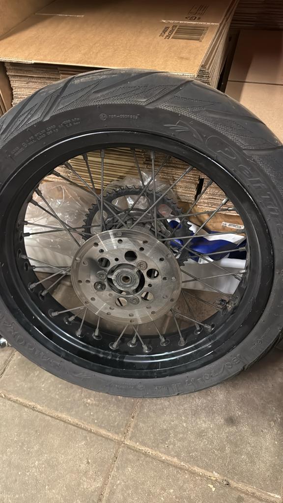 Derbi Xtreme Wielenset - Nette Zwarte Wielen 12mm As, Gebruikt, Derbi, Overige typen, Derbi