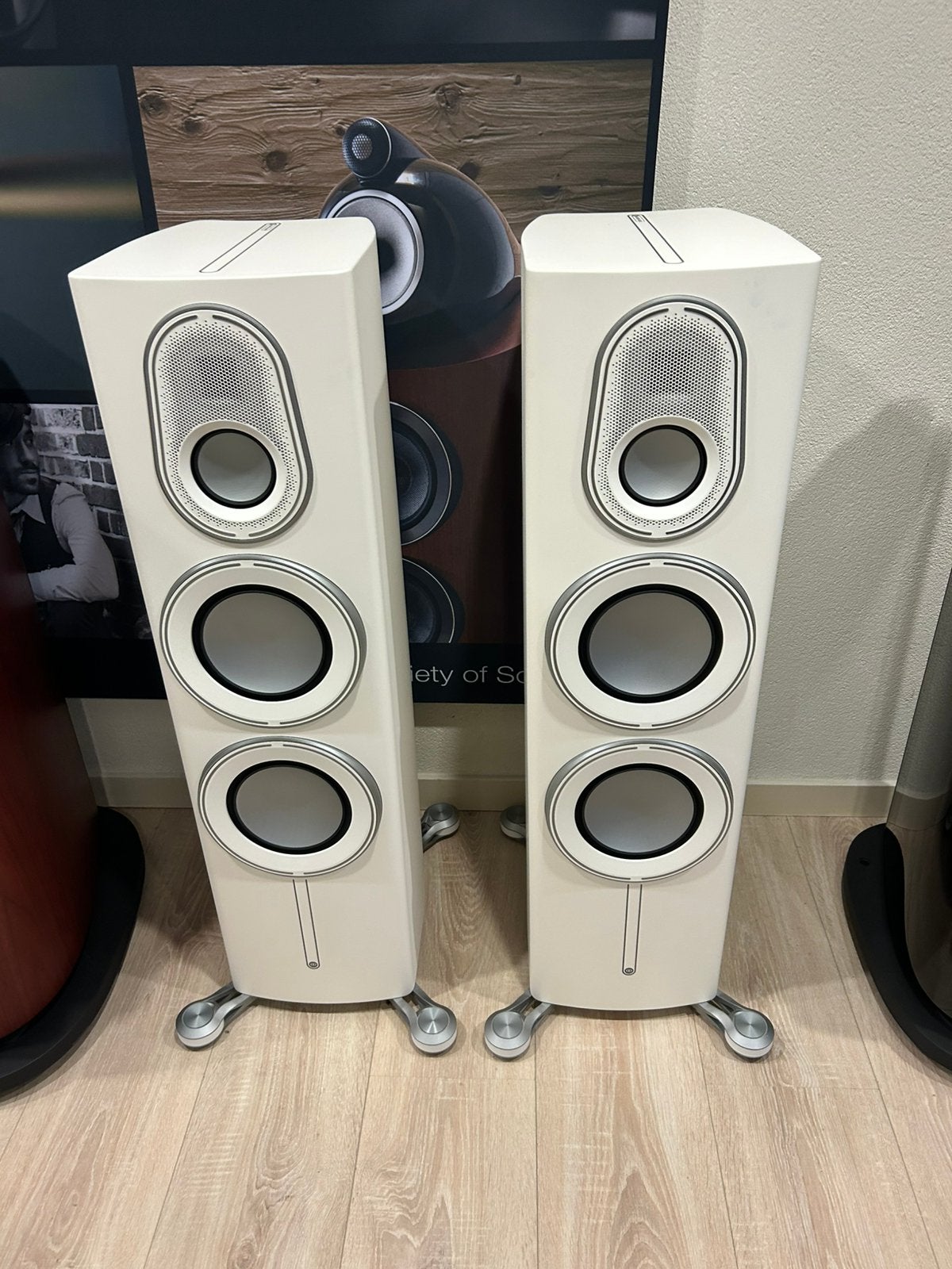 Monitor Audio Platinum 300 3G mat wit, Vloerstaande luidspreker, Info@monitoraudio.com, UK, Nieuw