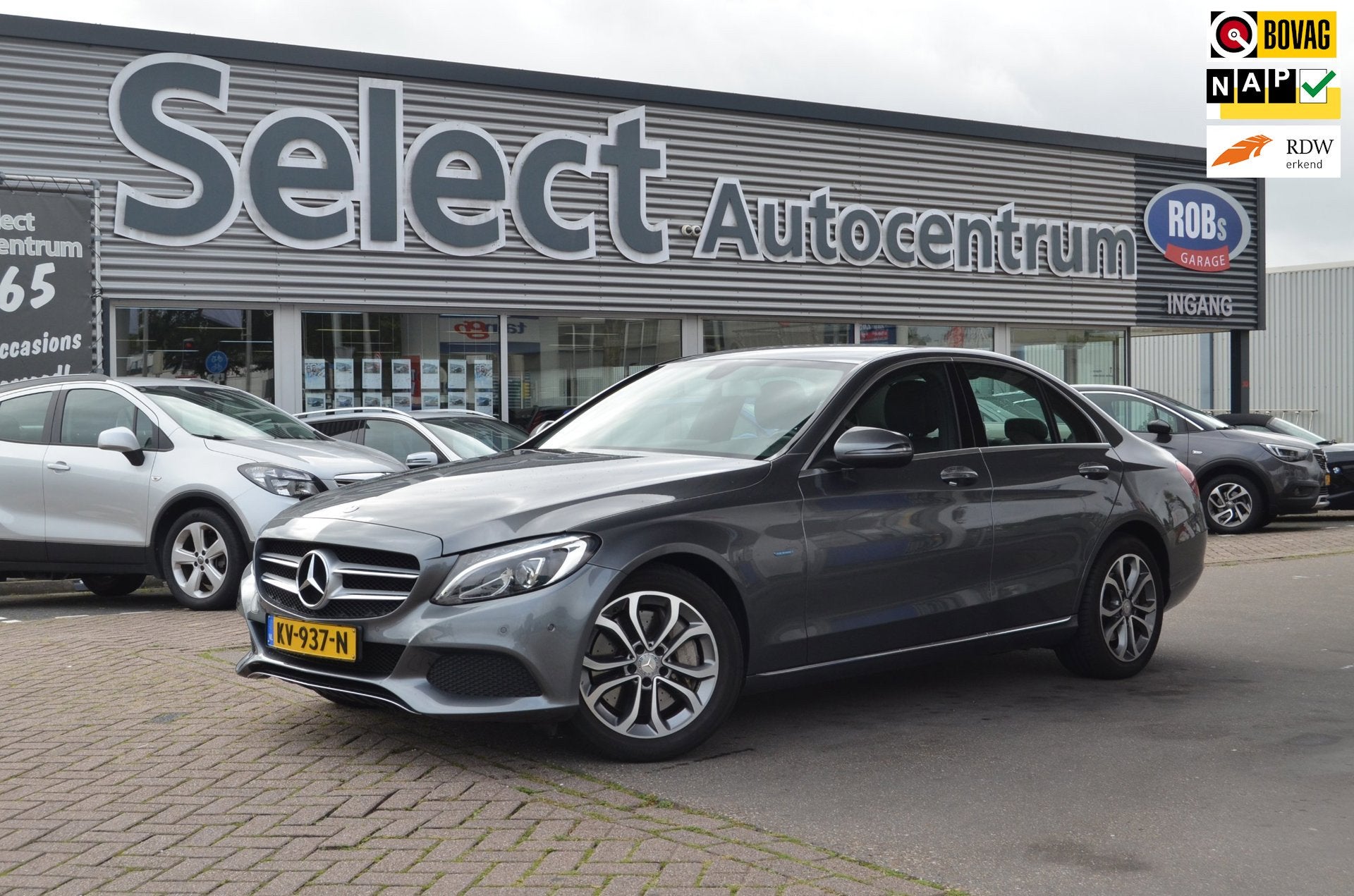 Mercedes-Benz C-klasse 350 e LUCHTVERING|TREKHAAK|HALF LEER|