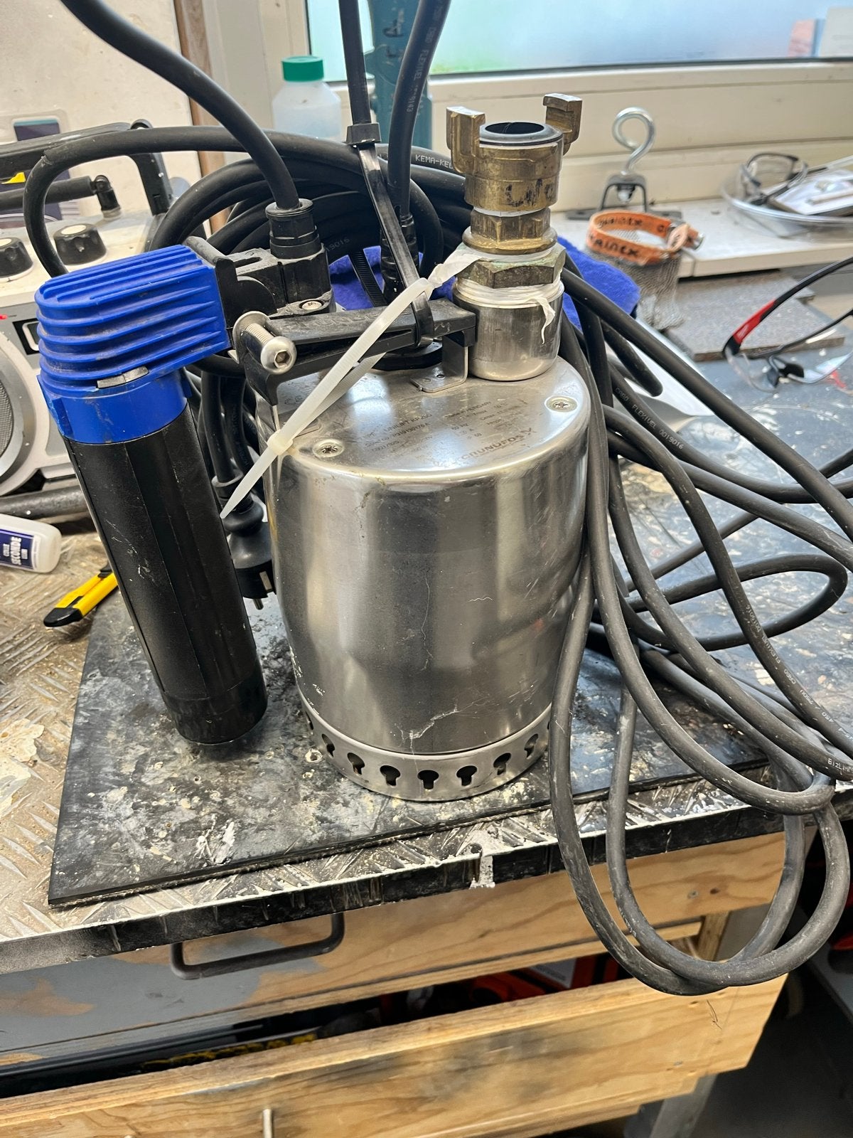 Grundfos Unilift KP250 Dompelpomp - Gebruikt, Ophalen of Verzenden, Gebruikt, Elektrisch, Dompelpomp