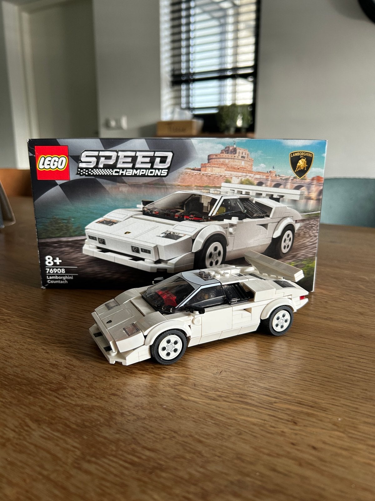 LEGO Speed Champions Lamborghini Countach 76908, Lego, Zo goed als nieuw, Compleet, Complete set