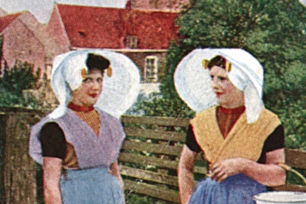 936229 Zuid Beveland Klederdracht Leuke kaart Onbeschreven, Ophalen of Verzenden, 1940 tot 1960, Ongelopen, Zeeland