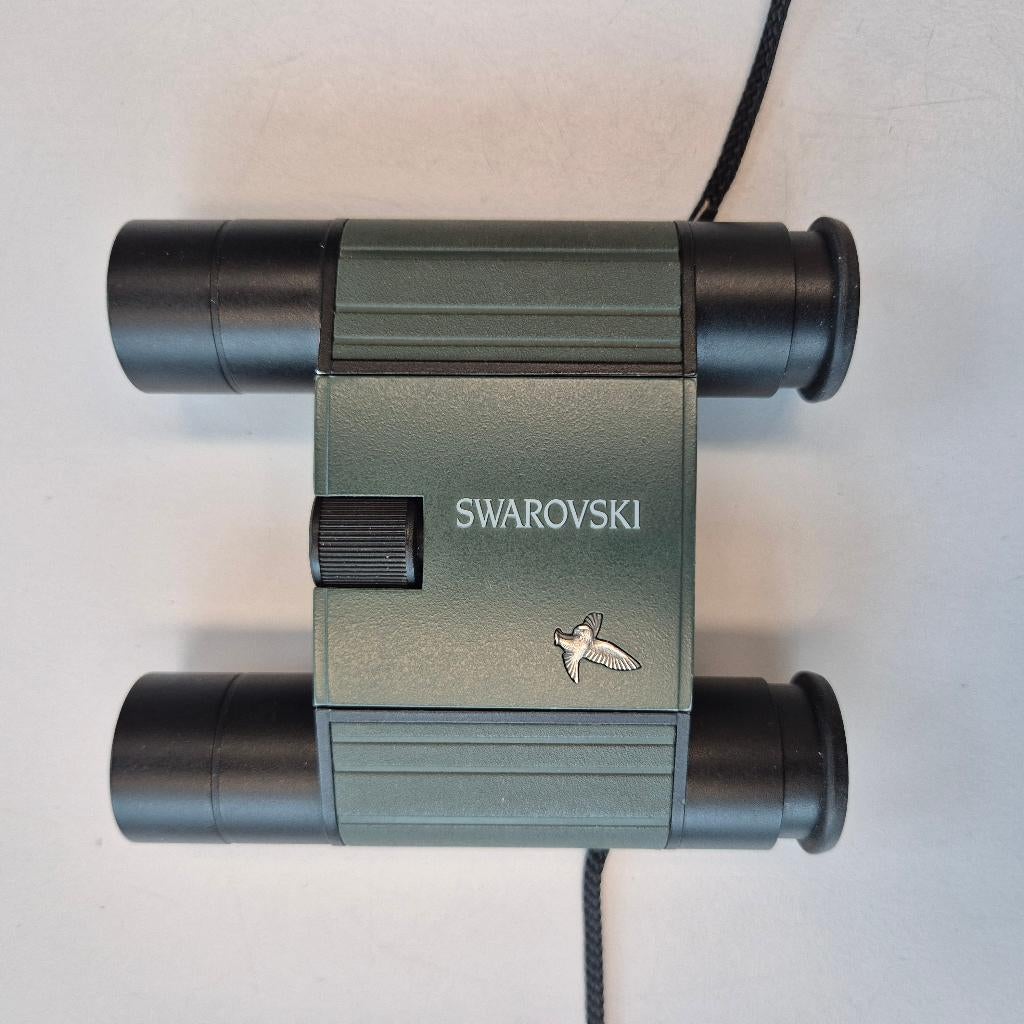 Swarovski verrekijker 8x20B Green, met originele hoesje, Dakkant (recht), Ophalen of Verzenden, Zo goed als nieuw, 8 tot 12x