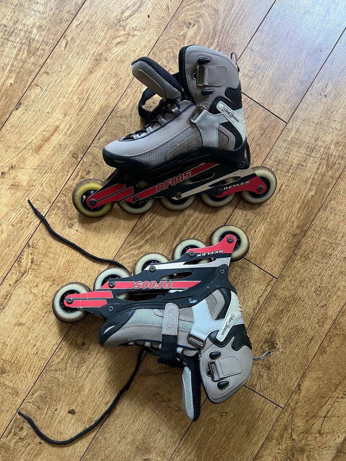 Roller Derby RF805 inline skates met bescherming, Ophalen of Verzenden, Gebruikt, Dames