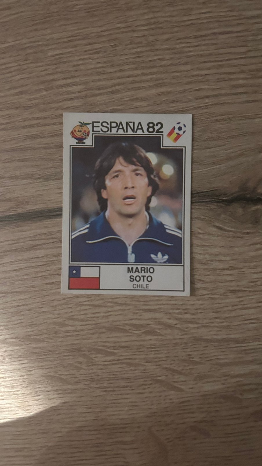 Panini Espana 82 plaatje Mario Soto WK 82, Hobby en Vrije tijd, Stickers en Plaatjes, Verzenden, Zo goed als nieuw, Plaatje