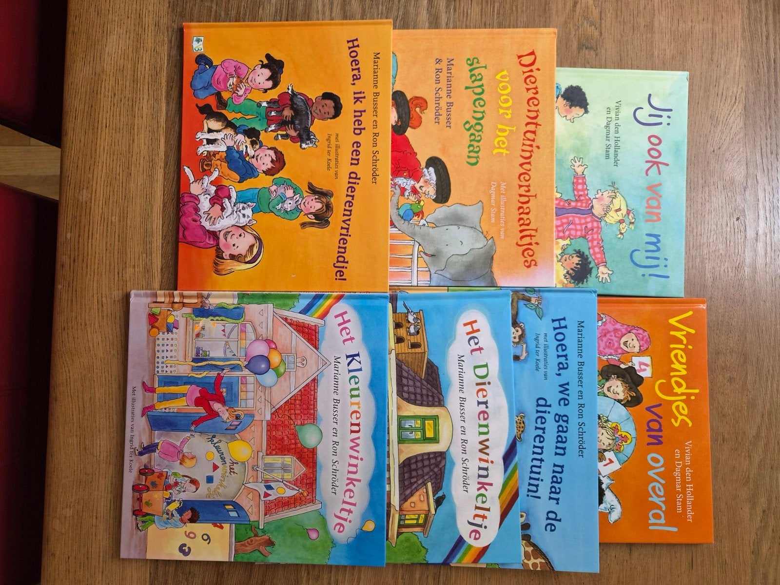 Kinderboekenpakket: 7 vrolijke verhalen voor jonge lezers, Ophalen of Verzenden, Gelezen, Marianne Busser, Ron Schröder, Vivian den Hollander, Dagmar Stam