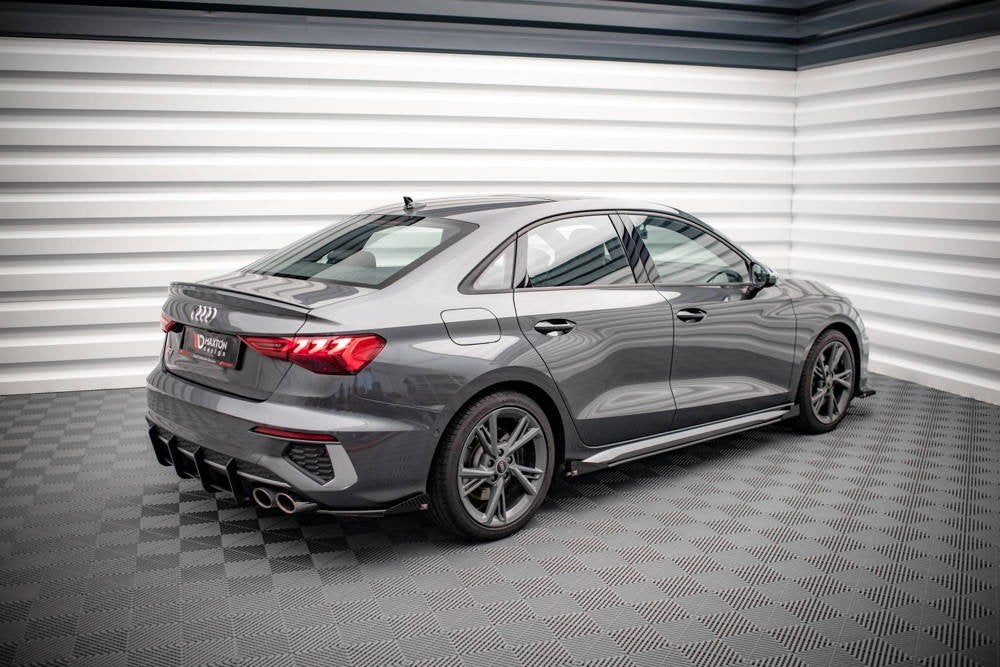 Race Voorlip sideskirt diffuser - Audi S3 Sedan 8Y 20+, Ophalen of Verzenden