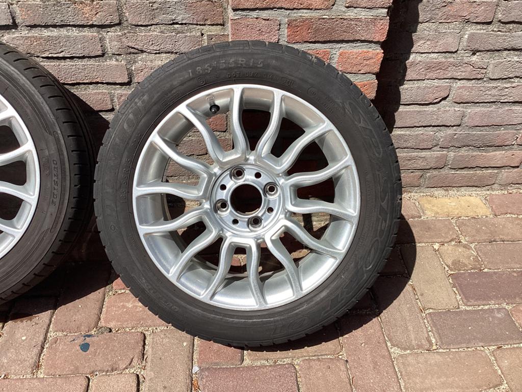 4 x wiel voor fiat 500, Auto diversen, Wieldoppen, Ophalen, Gebruikt