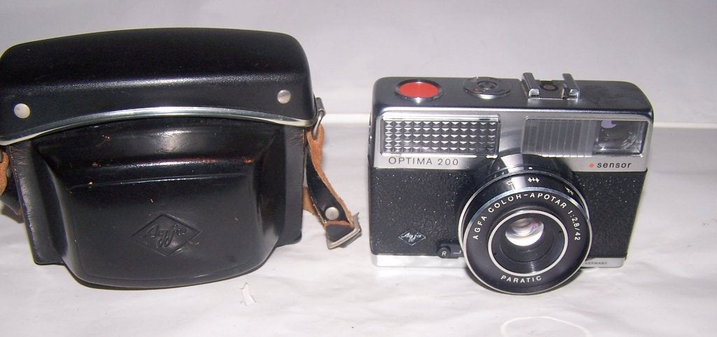 Mooie Agfa Optima 200 Sensor met Case. Izgs., Audio, Tv en Foto, Ophalen of Verzenden, Zo goed als nieuw, Compact, Overige Merken