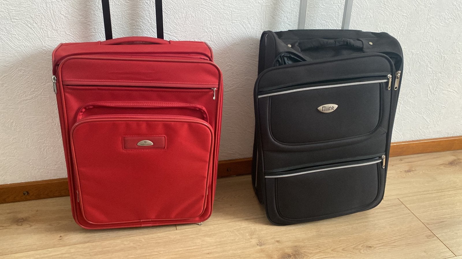 Handbagage koffer samSonite miine 2 reistas, 50 tot 60 cm, Hard kunststof, Ophalen of Verzenden, Zo goed als nieuw