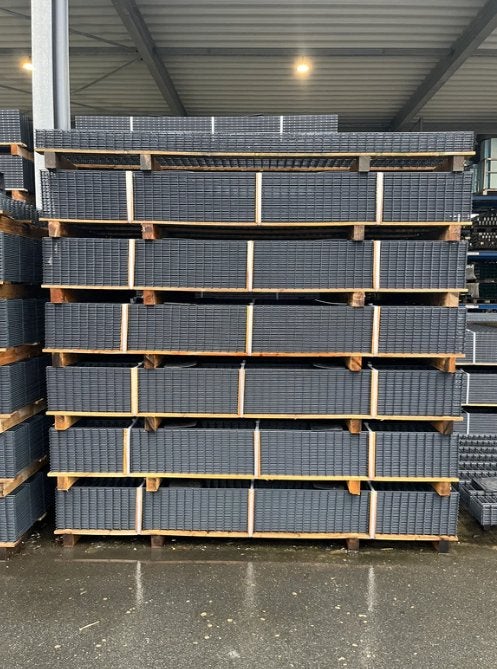 Dubbelstaafmatten pakket 25 meter 8/6/8 – 183 cm hoog, Ophalen, Nieuw, IJzer, Dubbelstaafmat hekwerk